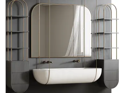 Bathroom furniture 5 3D model