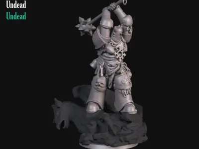 Undead Soldier 3D print model