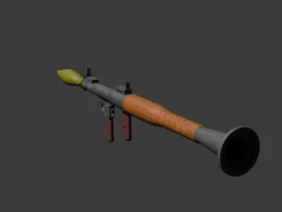 RPG-7 Military Conflict Free low-poly 3D model