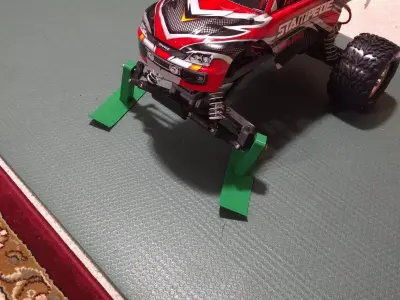 Skis for Traxxas Stampede 2WD 12mm Hex 3D print model