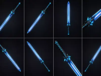 Glacius Blade  3D model