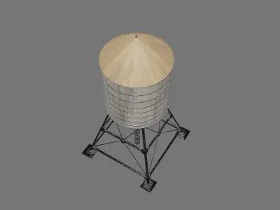 Water Tank Free 3D model