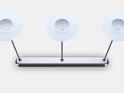 TALLBYN Pendant lamp with 3 lamps 3D model