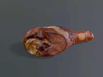 chicken leg Free low-poly 3D model