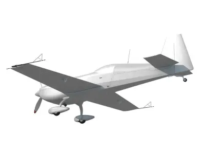 Extra 330SC Racing Plane 3D model