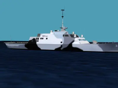 Freedom Class Blk 1 LCS-3 USS Fort Worth 3D model