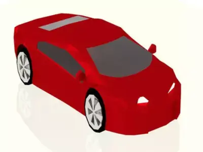 Super Cars for Gaming Free low-poly 3D model
