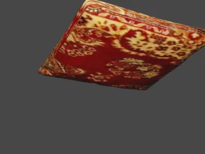 pillow gold 3D model