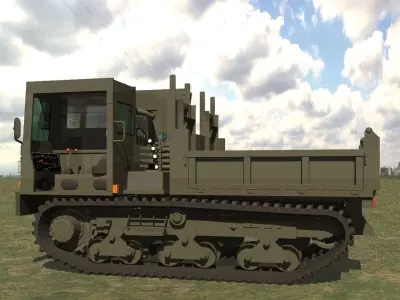 JGSDF Material carrier 2set 3D model