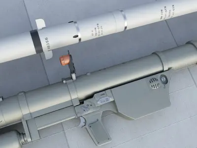 9K32m Strela-2 3D model