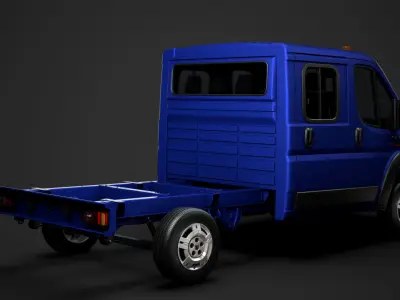 Ram Promaster Truck Crew Cab 3450 WB 2020 3D model