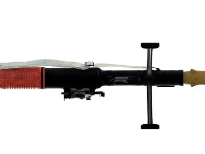 Handheld Anti Tank Grenade Launcher RPG7 Low-poly 3D model