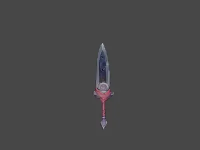 Zeloeman Sword A 48 Low-poly 3D model