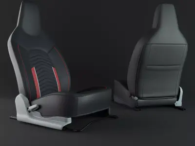 CarSeat Free 3D model