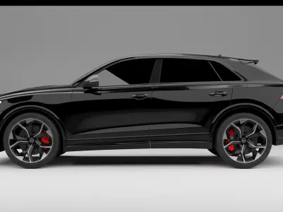 Audi RS Q8 2020 Free 3D model