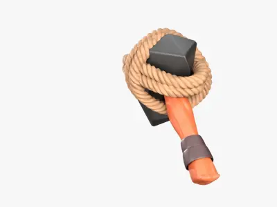 Hammer 3D Illustration 3D model buy