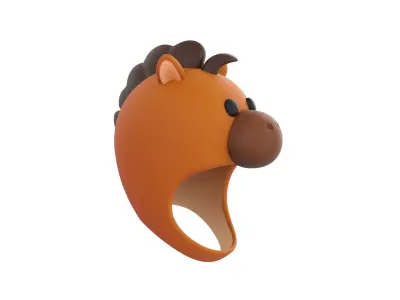 Prop047 Horse Hat 3D model