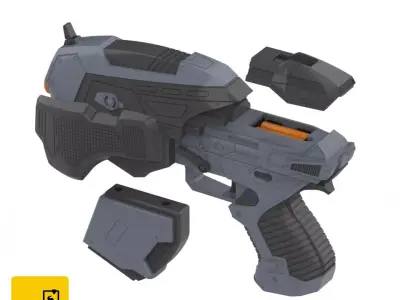 Snub Blaster - Gears of War - Commercial - Printable - STL 3D print model