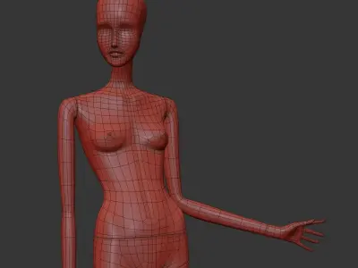 Mannequin 602 coll60 3D model