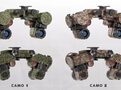 ANPVS21 Military Goggles 3D model