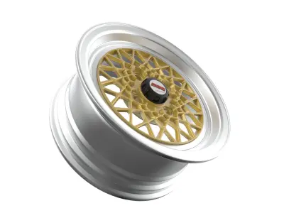 BBS Mahle Custom Wheel 3D model