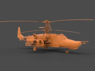 Ka-50 Black Shark 3D print model