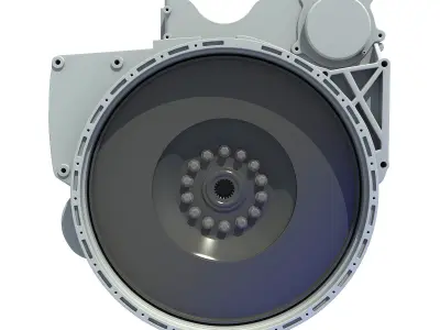 Clutch Flywheel 1 3D model