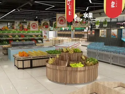 Supermarket 2 3D model