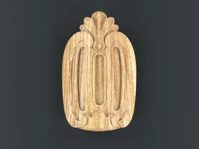 Decor Set ornate wooden design Free 3D print model