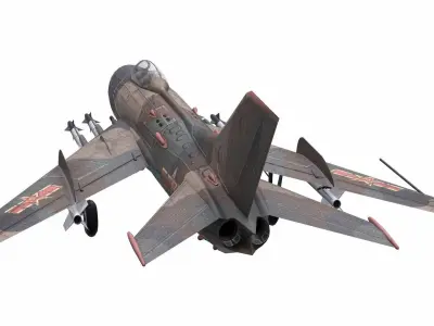 AirCraft 13 - fighter 3D model