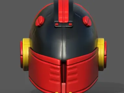 Helmet plastic mask protection pollution  Low-poly 3D model order