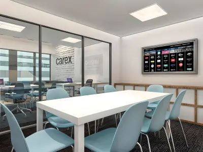 Functional Office Design Low-poly 3D model