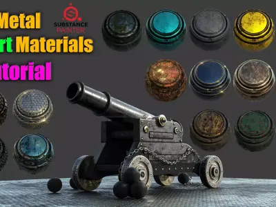 120 Metal Smart Materials 3D model