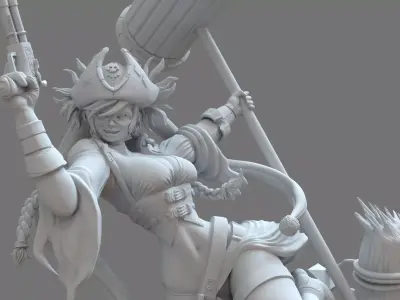 Harley Quinn from Batman DC Comics STL collectibles 3D print model