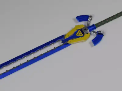 Futuristic Master Sword 3D print model