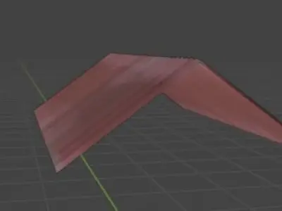 Shed Roof Low-poly 3D model