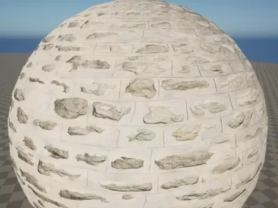 Medieval Pietra Rasa Wall PBR-Texture Texture