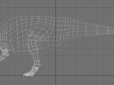 Corythosaurus dinosaur 3D model