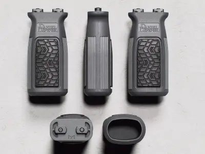 Daniel Defense - M-LOK Vertical Foregrip - Replica Low-poly 3D model
