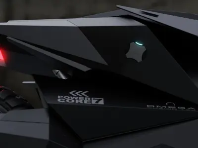 Motorcycle Robot 3D model