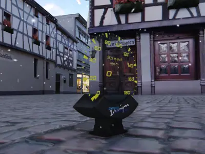 Kit de Relojes Vehiculos Inspirados en Greddy Sirius Low-poly 3D model