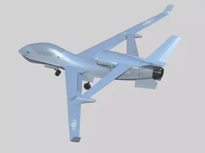 Chengdu Xianglong WZ7 UAV 3D model