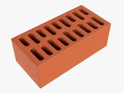 Clay brick type 03 3D model