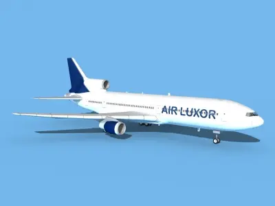 Lockheed L-1011 TriStar Air Luxor 3D model
