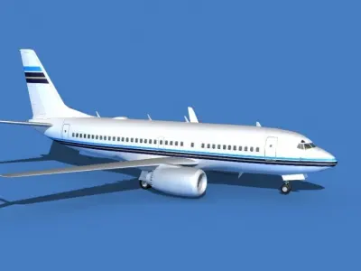 Boeing 737 MAX 7 Corporate 1 3D model