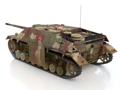Jagdpanzer IV L70V Late Production - 211 3D model