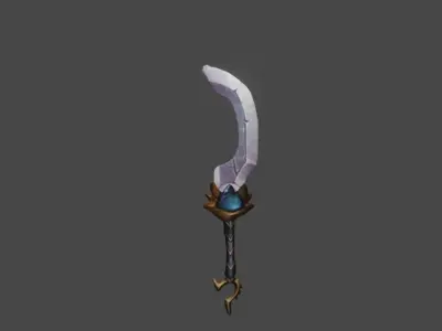 Zeloeman Sword A 66 Low-poly 3D model