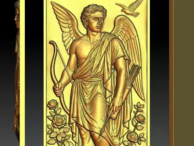 1 Roman God CNC Relief Model 3D print model