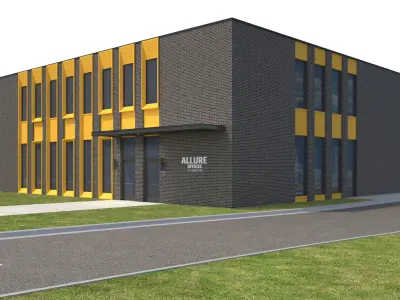 Commercial-035 Office Building 3D model