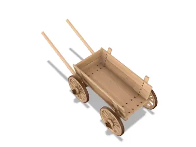 Medieval Market Props Pack Low PBR Low-poly 3D model